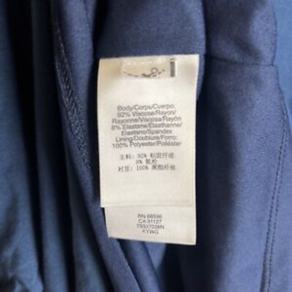 DKNY Dress Womens Extra Large Short Sleeve Stretch Pullover Lined Shift- 8057 - Picture 10 of 12